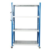 Стеллаж мобильный СТ-4 300x90x500 4 полки